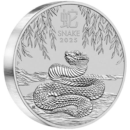 Stříbrná mince 10 Kg Lunar Series III Year of the Snake 2025