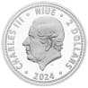 Stříbrná mince 1 Oz Český Lev 2024 Zlaceno