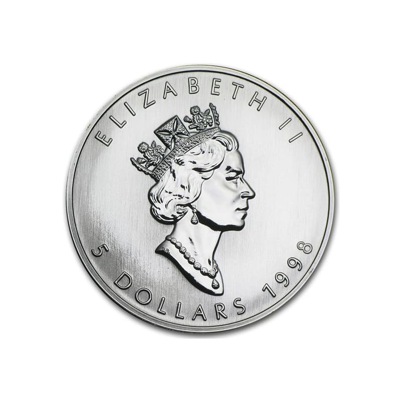 Stříbrná mince 1 Oz Maple Leaf 1998