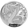 Stříbrná mince 1 Oz Pitcairn Island Lunar Year of the Snake 2025