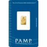 Zlatý slitek 1 g PAMP Růže