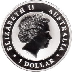 Stříbrná mince 1 Oz Kookaburra 2014