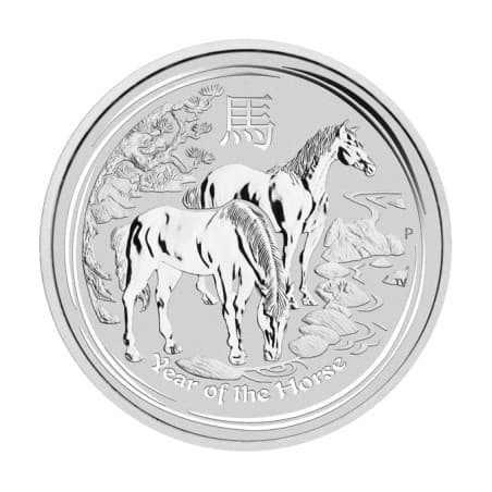 Stříbrná mince 10 Oz Lunar Series II Year of the Horse 2014