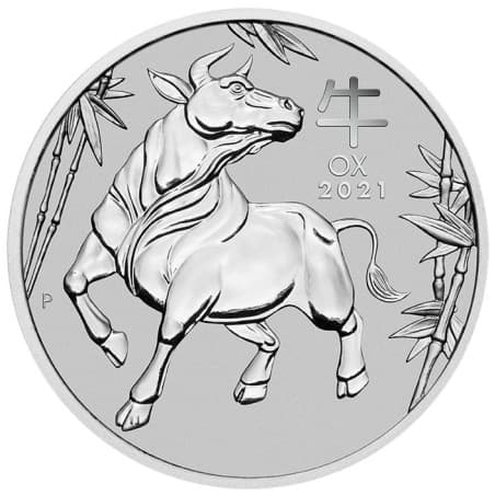 Platinová mince 1 Oz Lunar Series III Year of the Ox 2021