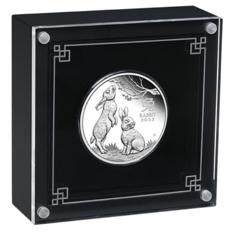 Stříbrná mince 1/2 Oz Lunar Series III Year of the Rabbit 2023 Proof