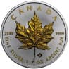Stříbrná mince 1 Oz Maple Leaf 2022 Zlaceno