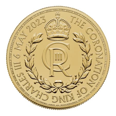 Zlatá mince 1 Oz Britannia 2023 Korunovace King Charles III Royal Cypher