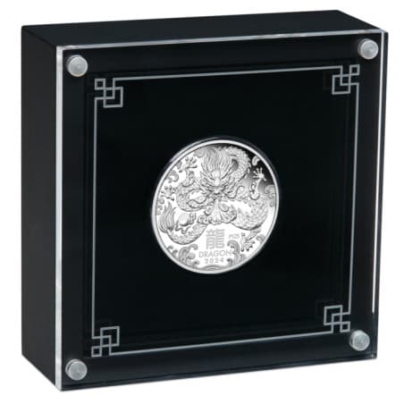 Stříbrná mince 1/2 Oz Lunar Series III Year of the Dragon 2024 Proof