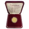 Zlatá medaile 1/4 Oz Prezident Václav Klaus a 15. výročí vzniku ČR 2008 Proof