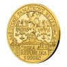 Zlatá mince 5000 Kč 1/2 Oz Městská památková rezervace Litoměřice 2022 Proof