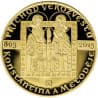 Zlatá mince 1 Oz Příchod věrozvěstů Konstantina a Metoděje 2013 Proof