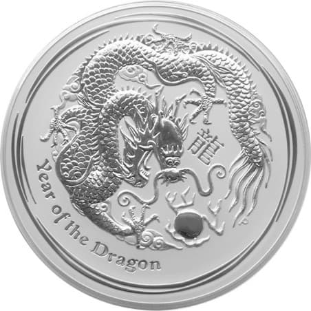 Stříbrná mince 1 Kg Lunar Series II Year of the Dragon 2012