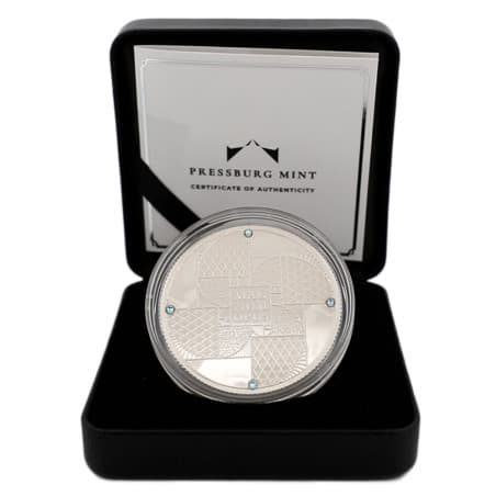 Stříbrná mince 1 Oz Magnum Opus 2023 Proof křištály Swarovski