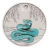 Stříbrná mince 2 Oz Lunar Series III Year of the Snake 2025 Kolorovaná