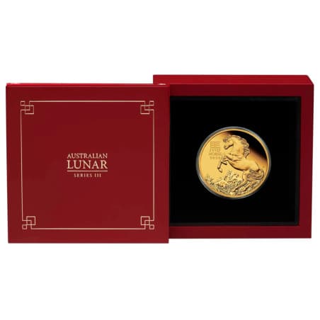 Zlatá mince 1 Oz Lunar Series III Year of the Horse 2026 Proof
