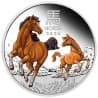 Stříbrná mince 1 Oz Lunar Series III Year of the Horse 2026 Kolorováno Proof