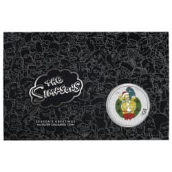 Stříbrná mince 1 Oz The Simpsons - Seasons Greetings 2022