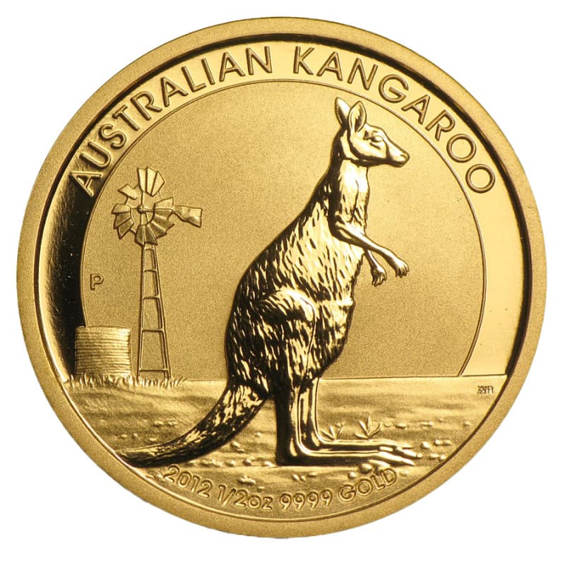 Zlatá mince 1/2 Oz Kangaroo 2012