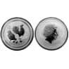 Stříbrná mince 10 Oz Lunar Series II Year of the Rooster 2017