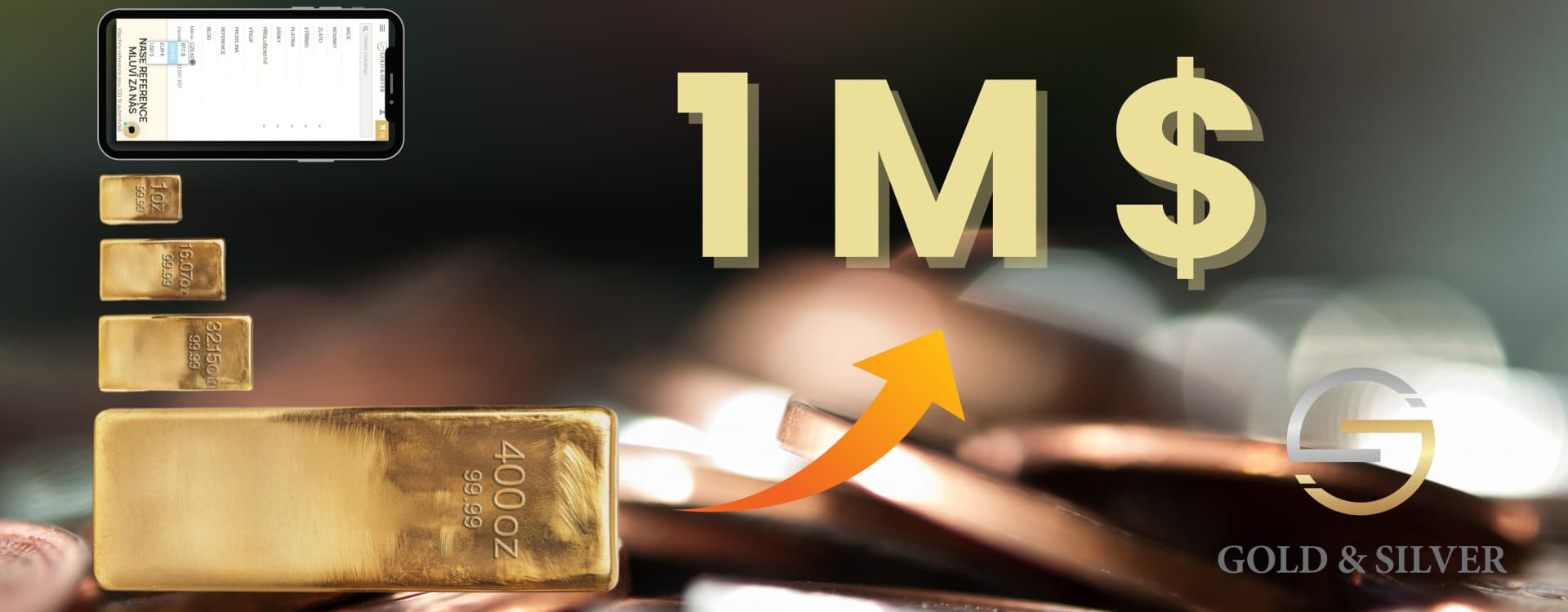 Poprvé v historii: Zlatá cihla dosáhla hodnoty 1 miliónu dolarů