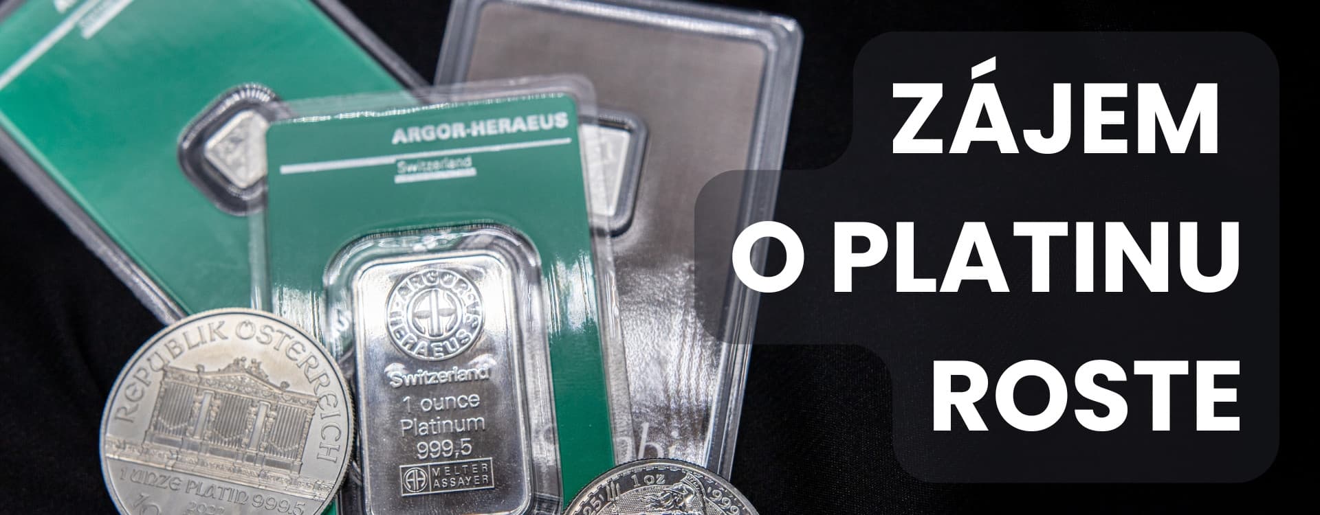 Investiční platina: Její cena stoupá a zájem roste. Co my na to v Gold a Silver?